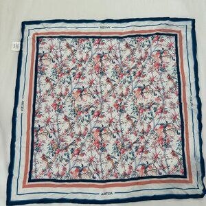 Aritzia Elite Large Silk Scarf Floral